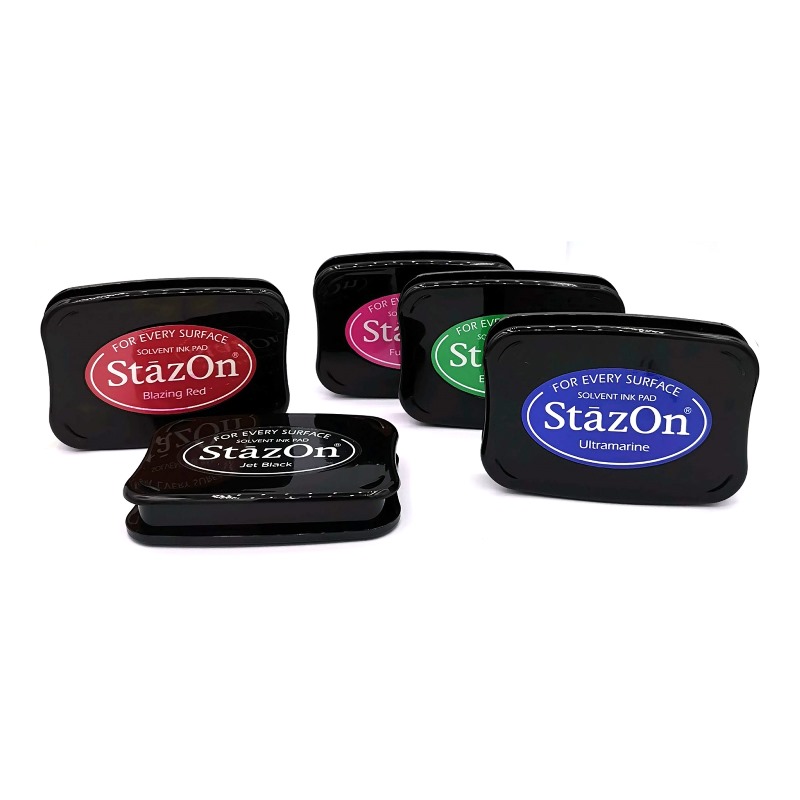 StazOn Solvent Ink Pad Large Blazing Red 