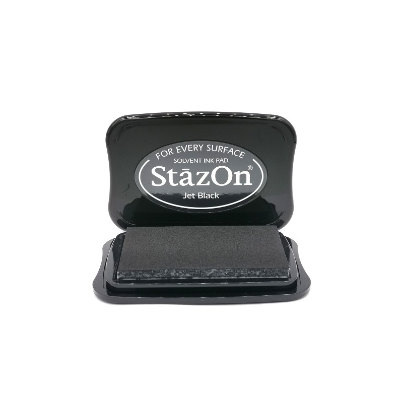 StazOn Solvent Ink Pad Large Jet Black 