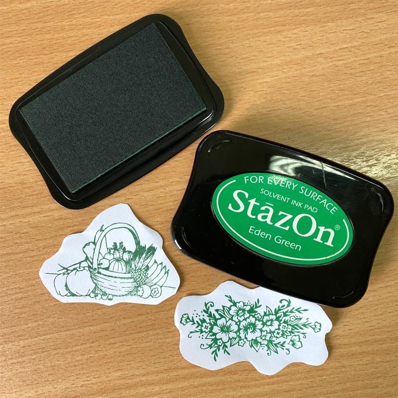 StazOn Solvent Ink Pad-Eden Green
